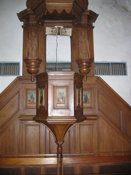 chaire à prêcher, vue générale - © Ministère de la Culture (France), Conservation des antiquités et des objets d'art du Loir-et-Cher, tous droits réservés