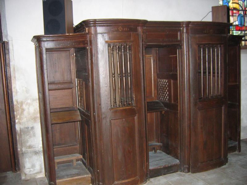 confessionnal, vue générale - © Ministère de la Culture (France), Conservation des antiquités et des objets d'art du Loir-et-Cher, tous droits réservés 