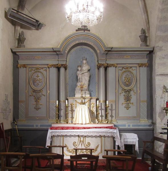 retable latéral nord, vue générale
