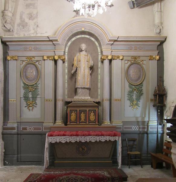 retable latéral sud, vue générale