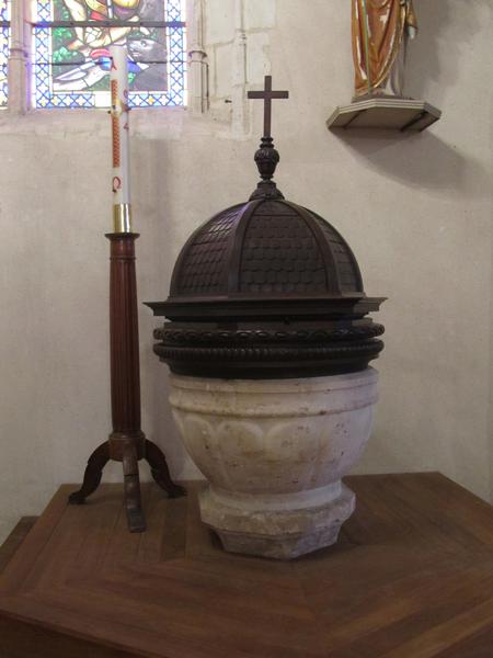 fonts baptismaux, vue générale