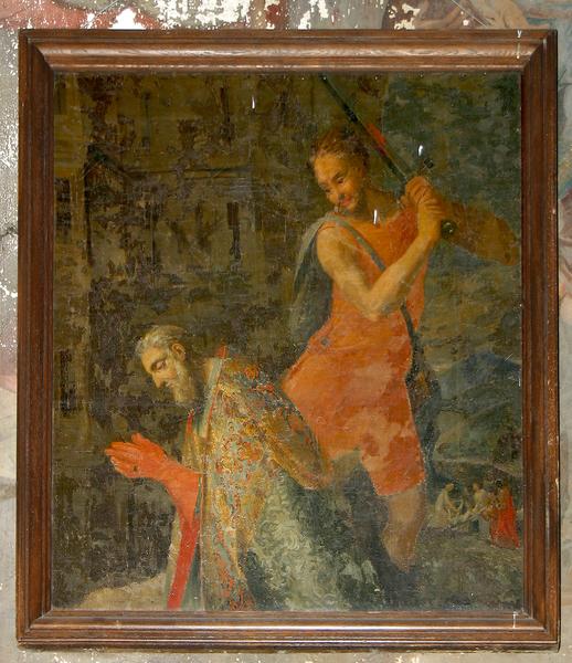 tableau : martyre de saint Blaise, vue générale