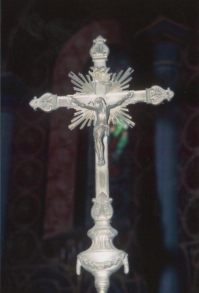 croix de procession, vue générale - © Ministère de la Culture (France), Conservation des antiquités et des objets d'art du Loir-et-Cher, tous droits réservés 