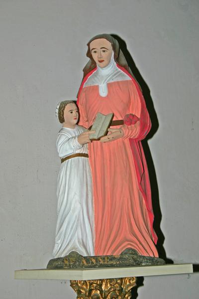 groupe sculpté : éducation de la Vierge (l'), vue générale - © Ministère de la Culture (France), Conservation des antiquités et des objets d'art du Loir-et-Cher, tous droits réservés