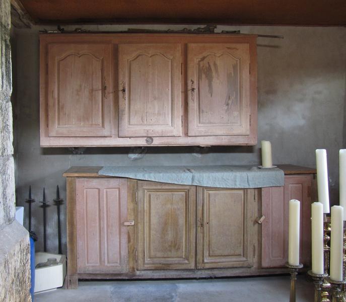 armoire de sacristie, vue générale - © Ministère de la Culture (France), Conservation des antiquités et des objets d'art du Loir-et-Cher, tous droits réservés