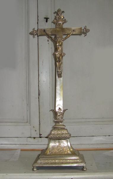croix d'autel, vue générale - © Ministère de la Culture (France), Conservation des antiquités et des objets d'art du Loir-et-Cher, tous droits réservés