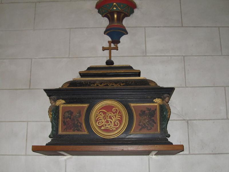 châsse (châsse-reliquaire) : saint Théodule, vue générale - © Ministère de la Culture (France), Conservation des antiquités et des objets d'art du Loir-et-Cher, tous droits réservés