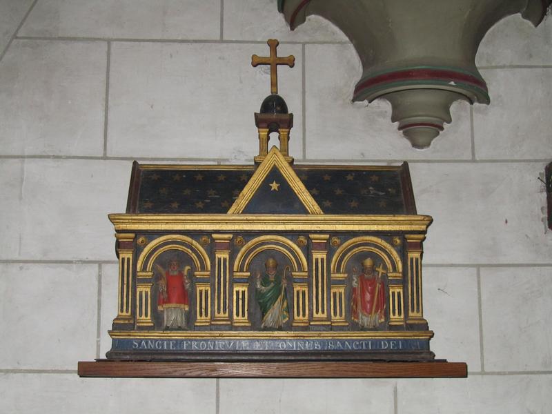 châsse (châsse-reliquaire) : saint Front, vue générale - © Ministère de la Culture (France), Conservation des antiquités et des objets d'art du Loir-et-Cher, tous droits réservés 