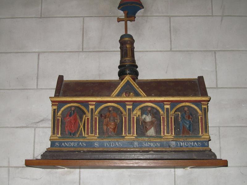 châsse (châsse-reliquaire), vue générale - © Ministère de la Culture (France), Conservation des antiquités et des objets d'art du Loir-et-Cher, tous droits réservés 
