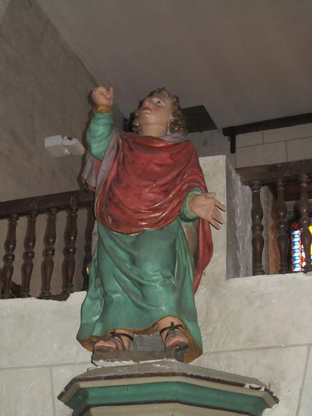 statue : Christ enfant, vue générale - © Ministère de la Culture (France), Conservation des antiquités et des objets d'art du Loir-et-Cher, tous droits réservés