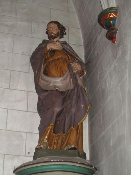 statue : Saint Joseph, vue générale - © Ministère de la Culture (France), Conservation des antiquités et des objets d'art du Loir-et-Cher, tous droits réservés