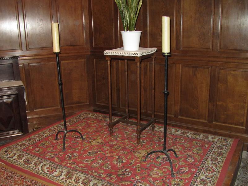 chandeliers d'autel (torchères), vue générale - © Ministère de la Culture (France), Conservation des antiquités et des objets d'art du Loir-et-Cher, tous droits réservés