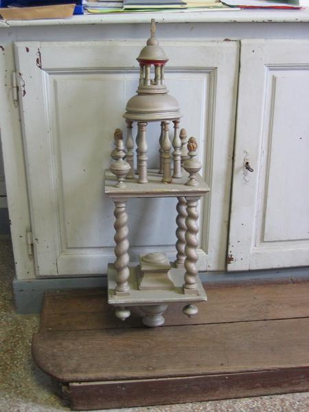 bâton de procession de confrérie du Saint-Sacrement (ou de l'Ostensoir) , vue générale - © Ministère de la Culture (France), Conservation des antiquités et des objets d'art du Loir-et-Cher, tous droits réservés