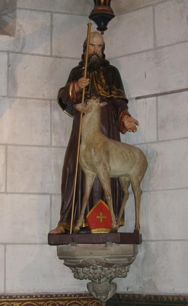 statue : saint Victor, vue générale - © Ministère de la Culture (France), Conservation des antiquités et des objets d'art du Loir-et-Cher, tous droits réservés 