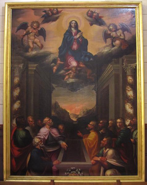 tableau : Assomption de la Vierge, vue générale - © Ministère de la Culture (France), Conservation des antiquités et des objets d'art du Loir-et-Cher, tous droits réservés