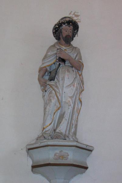 statue : saint Jacques, vue générale