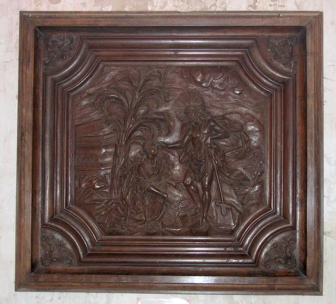 bas-relief : Résurrection du Christ, vue générale