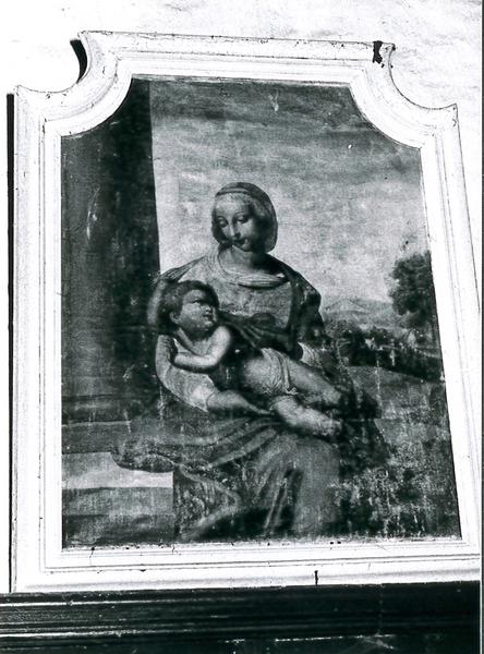 tableau : Vierge à l'enfant, vue générale - © Ministère de la Culture (France), Conservation des antiquités et des objets d'art du Loir-et-Cher, tous droits réservés 