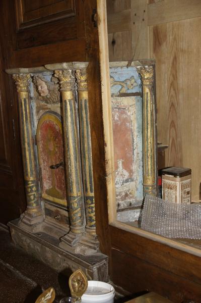 tabernacle (tabernacle de sacristie), vue générale - © Ministère de la Culture (France), Conservation des antiquités et des objets d'art du Loir-et-Cher, tous droits réservés 