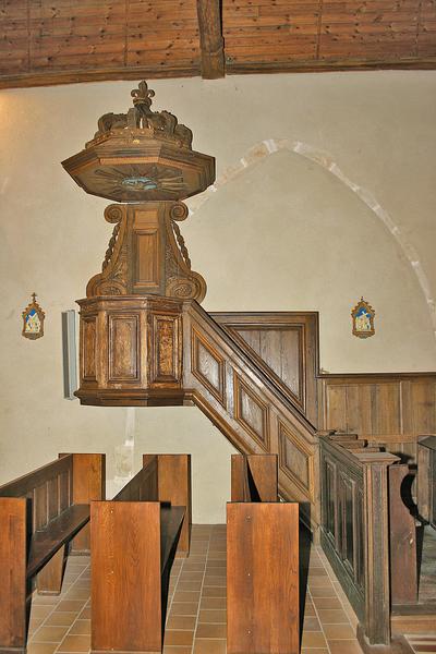 chaire à prêcher, vue générale - © Ministère de la Culture (France), Conservation des antiquités et des objets d'art du Loir-et-Cher, tous droits réservés 