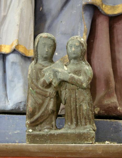 groupe sculpté : sainte Anne et la Vierge, vue générale - © Ministère de la Culture (France), Conservation des antiquités et des objets d'art du Loir-et-Cher, tous droits réservés 