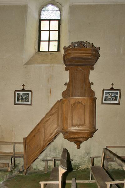 chaire à prêcher, vue générale - © Ministère de la Culture (France), Conservation des antiquités et des objets d'art du Loir-et-Cher, tous droits réservés 