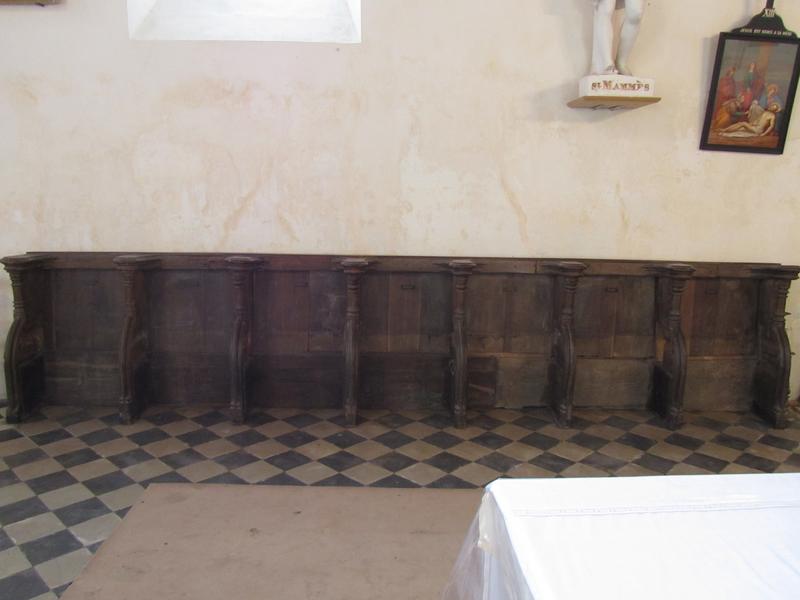 stalles, vue générale - © Ministère de la Culture (France), Conservation des antiquités et des objets d'art du Loir-et-Cher, tous droits réservés 
