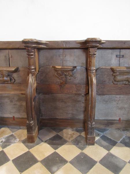 stalles, vue partielle - © Ministère de la Culture (France), Conservation des antiquités et des objets d'art du Loir-et-Cher, tous droits réservés 