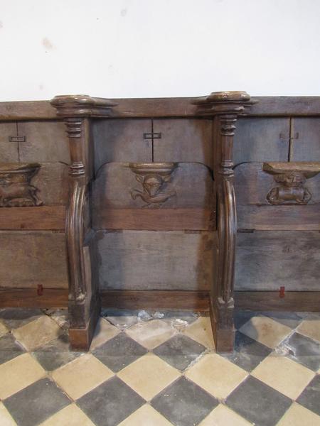 stalles, vue partielle - © Ministère de la Culture (France), Conservation des antiquités et des objets d'art du Loir-et-Cher, tous droits réservés 