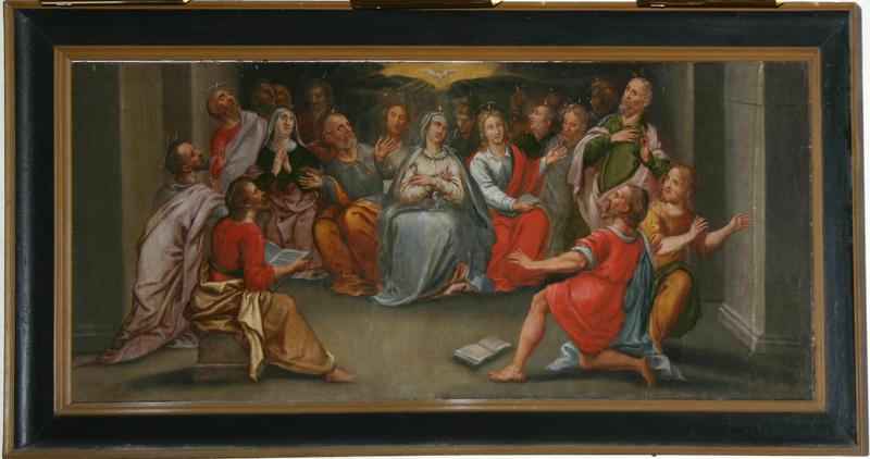 tableau : Pentecôte, vue générale - © Ministère de la Culture (France), Conservation des antiquités et des objets d'art du Loir-et-Cher, tous droits réservés 