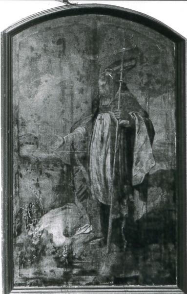 tableau : Saint Sulpice ressuscitant un noyé, vue générale