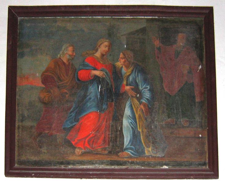 tableau : Visitation (la), vue générale - © Ministère de la Culture (France), Conservation des antiquités et des objets d'art du Loir-et-Cher, tous droits réservés 