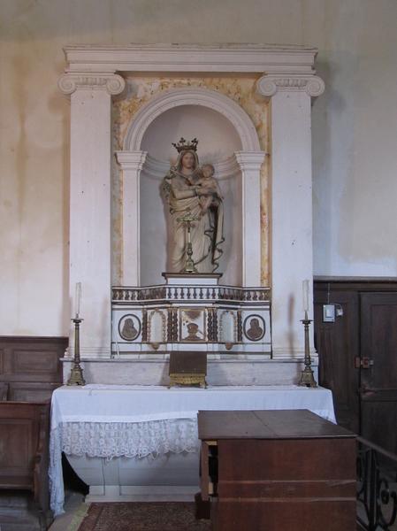 retable latéral nord, vue générale - © Ministère de la Culture (France), Conservation des antiquités et des objets d'art du Loir-et-Cher, tous droits réservés 