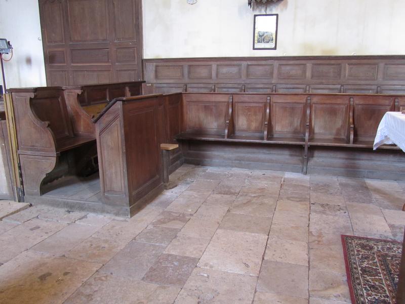 stalles et lambris de revêtement (boiseries), vue générale - © Ministère de la Culture (France), Conservation des antiquités et des objets d'art du Loir-et-Cher, tous droits réservés 