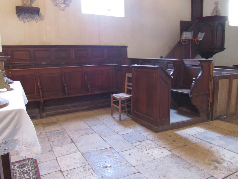 stalles et lambris de revêtement (boiseries), vue générale - © Ministère de la Culture (France), Conservation des antiquités et des objets d'art du Loir-et-Cher, tous droits réservés