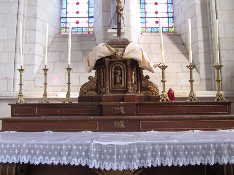 Maître-autel, tabernacle et gradin d'autel