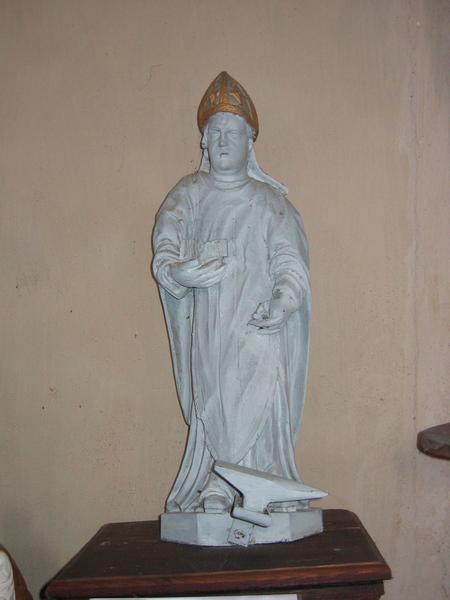 Groupe sculpté : Saint Eloi et une sainte