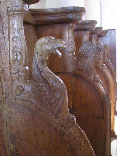 stalles, détail