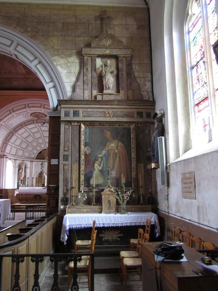 retable latéral sud, vue générale - © Ministère de la Culture (France), Conservation des antiquités et des objets d'art du Loir-et-Cher, tous droits réservés 