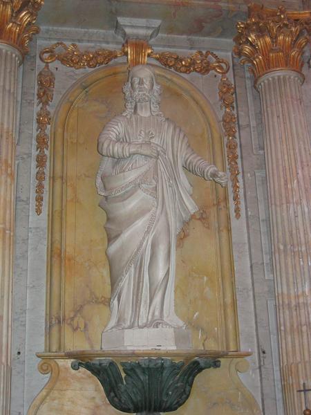 statue : saint Joachim, vue générale - © Ministère de la Culture (France), Conservation des antiquités et des objets d'art du Loir-et-Cher, tous droits réservés