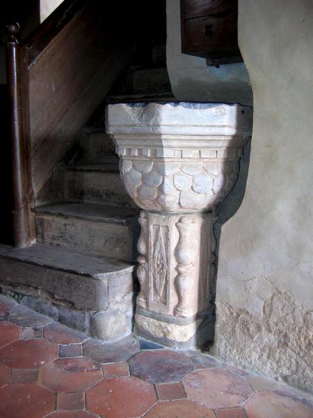 bénitier, vue générale - © Ministère de la Culture (France), Conservation des antiquités et des objets d'art du Loir-et-Cher, tous droits réservés 