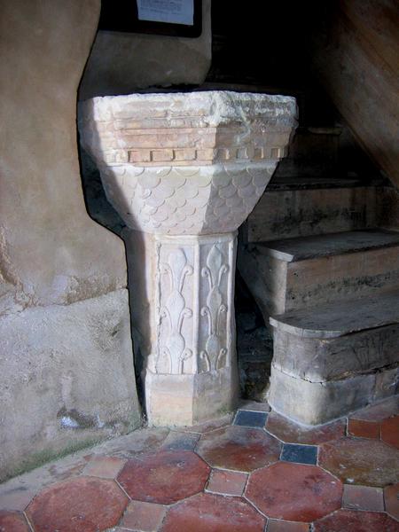 bénitier, vue générale - © Ministère de la Culture (France), Conservation des antiquités et des objets d'art du Loir-et-Cher, tous droits réservés