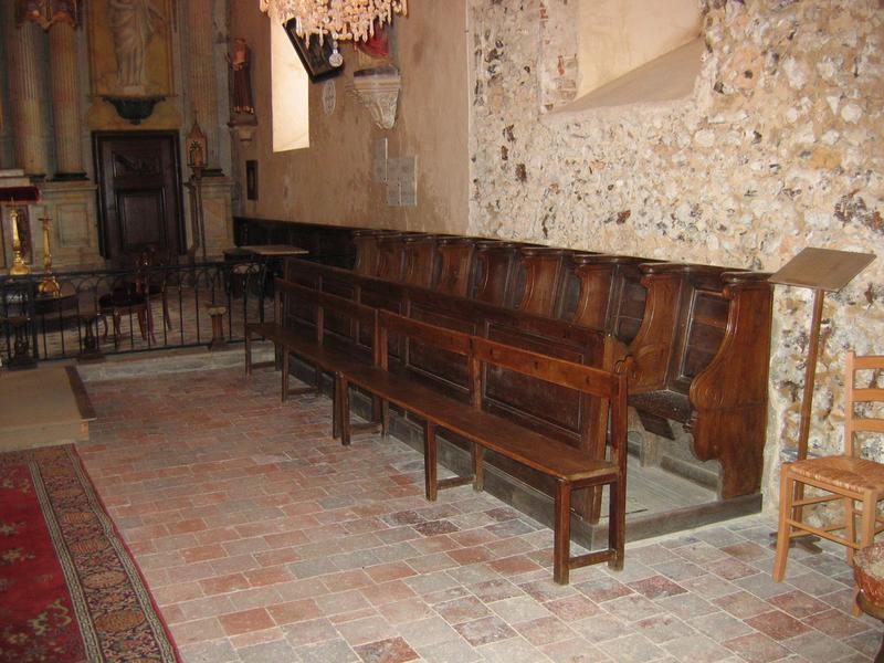 stalles, vue générale - © Ministère de la Culture (France), Conservation des antiquités et des objets d'art du Loir-et-Cher, tous droits réservés 