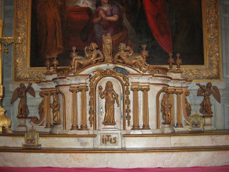 tabernacle du maître-autel, vue générale - © Ministère de la Culture (France), Conservation des antiquités et des objets d'art du Loir-et-Cher, tous droits réservés 