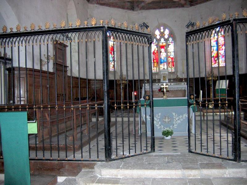 clôture de choeur, vue générale - © Ministère de la Culture (France), Conservation des antiquités et des objets d'art du Loir-et-Cher, tous droits réservés 