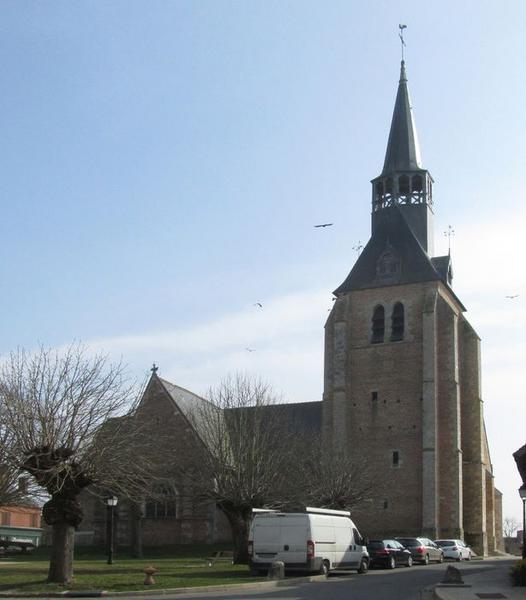 Eglise Saint-Etienne : ensemble nord, vue générale