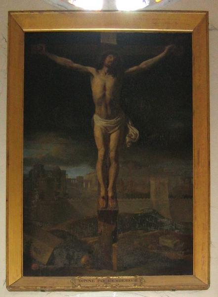 tableau : Christ en croix, vue générale