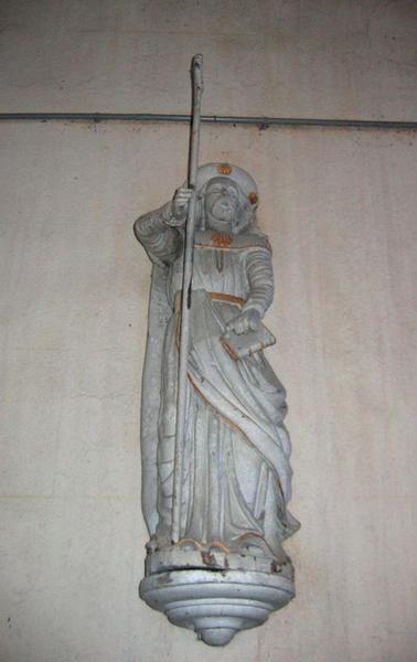 statue : Saint Jacques, vue générale - © Ministère de la Culture (France), Conservation des antiquités et des objets d'art du Loir-et-Cher, tous droits réservés 