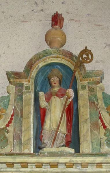 statue : Saint Lauréan, vue générale