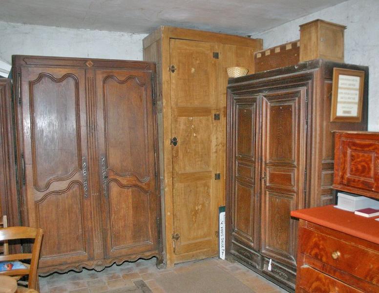 armoires de sacristie, vue générale